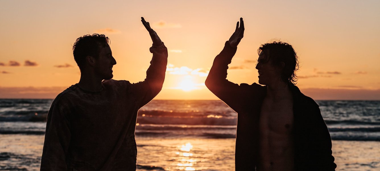 High Five in the sun